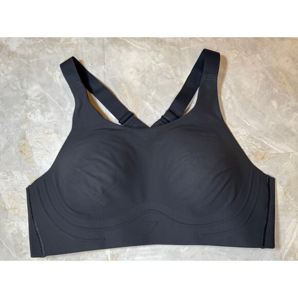 NWT Gymshark Crossback Sports Bra Black Size Large - Picture 1 of 5